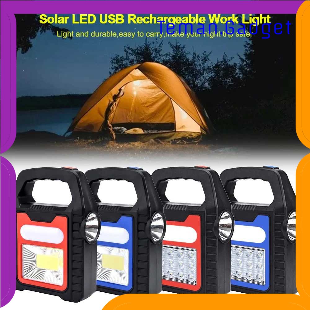 TG-SNT VASTFIRE Senter Camping Lampu LED Solar Power Rechargeable COB - YD-878B