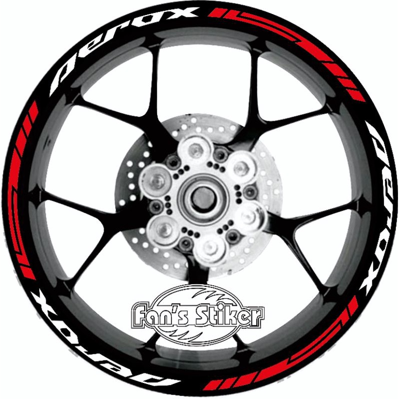 Stiker velg cutting stiker list roda yamaha aerox semua motor aerox