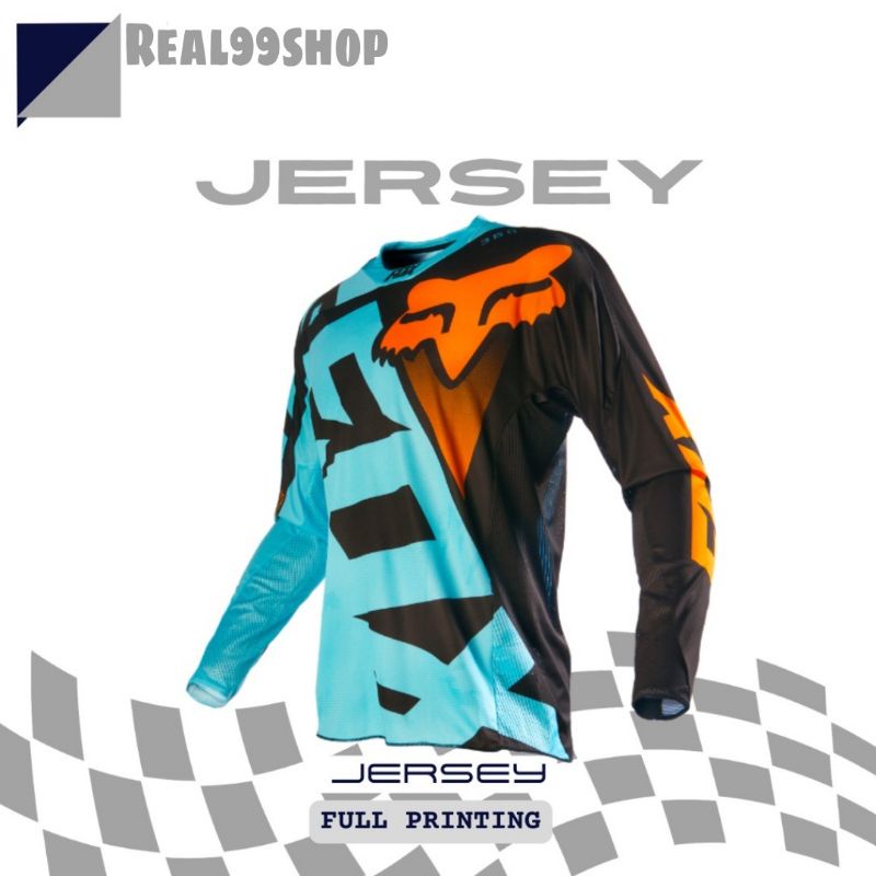 Jersey trail motocross sepeda Downhill MTB