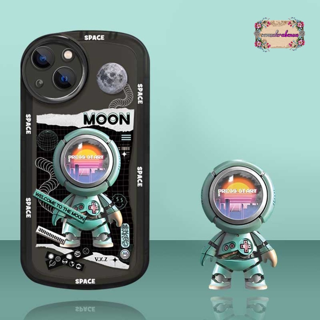 SS135 SOFTCASE MOTIF SPACE MOON FOR OPPO A3S  A1K A5S A7 A12 A11K A15 A15S A35 A16  A16S A17 A17K A5 A9 2020 A36 A76 A96 A37 NEO 9 A39 A57 LAMA A52 A92 A53 A33 2020 A54 A57 2022 A77S SB4698