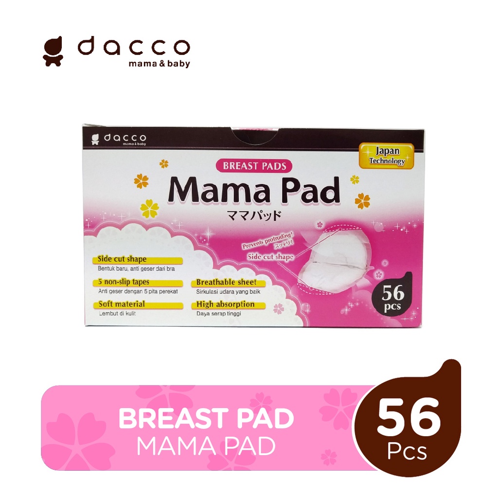 Dacco Mamapad/ breastpad Mama pad breast pad isi 56 pcs 24 pcs