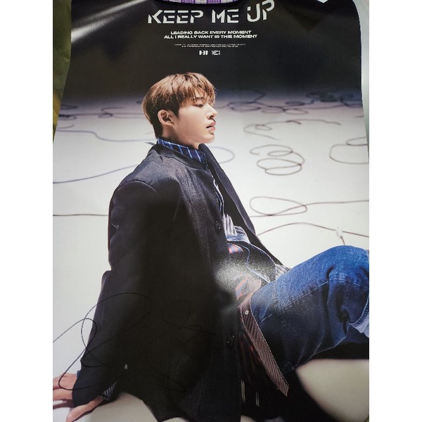 [BI] Hanbin Real Signed Poster from The Hidden Stage Seoul Concert