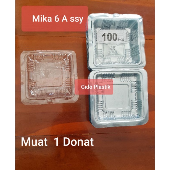 Mika donat / Mika 6A ssy Bahan tebal satu pack isi 100 pcs
