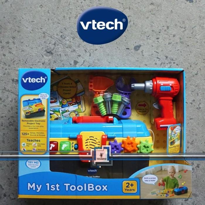 Vtech My 1st Toolbox First Tool box / Alat pertukangan pasang pasang