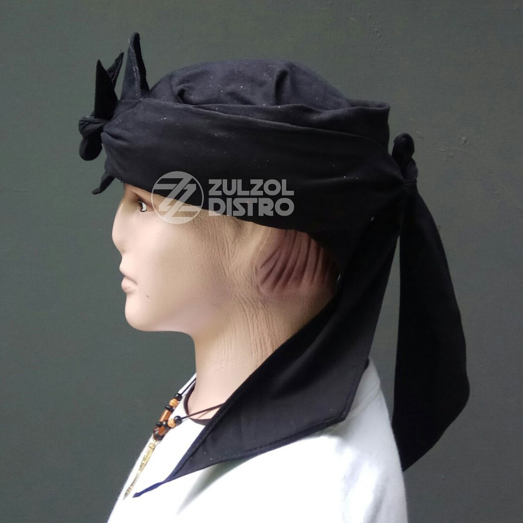 Iket Sunda Praktis Full Kain Premium - Blangkon Sunda Original Legok Buhun