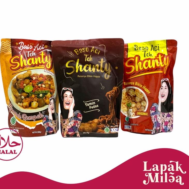 

Free Ongkir/ Baso Aci Teh Shanty Original | Yamin Shanty | Nyemek Rempah 200 Gram