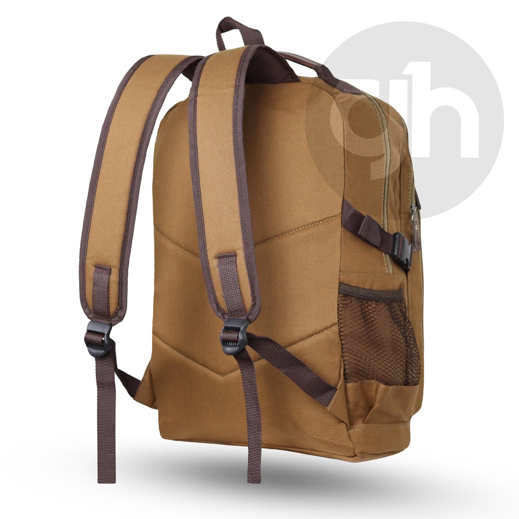 GHbag New Arrival - Tas Ransel Canvas HDN Backpack Up to 15,6 inch - Tas Pria Tas Wanita Daypack