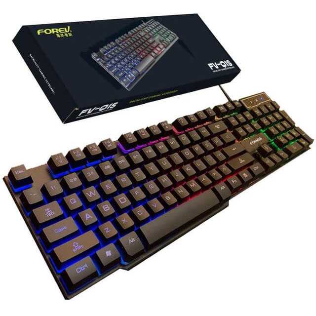 Keyboard Gaming Murah - Keyboard Gaming LED Feel Mechanical Murah - Keyboard Laptop Sekolah / Kuliah / Gaming