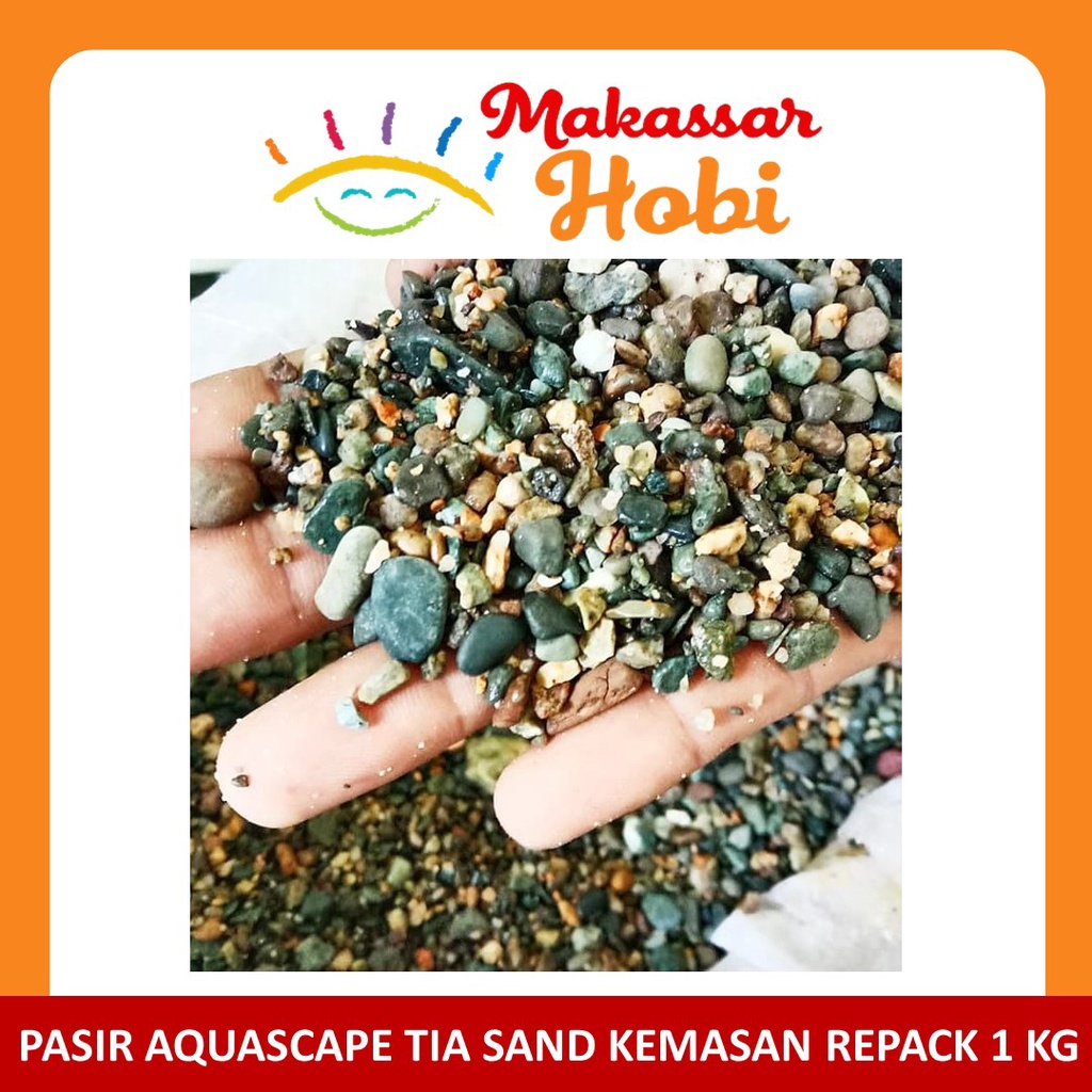 Pasir Tia Sand TiaSand 1 kg Substrate Aquascape Hias Hiasan Aquarium