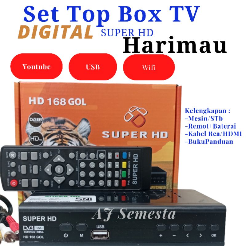 Set Top Box Tv Digital Super HD Harimau