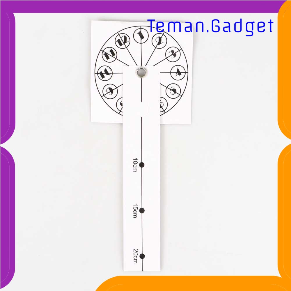 TG-PJM Taffware Jam Dinding Besar DIY Giant Glow in The Dark 80-130cm - JM-02