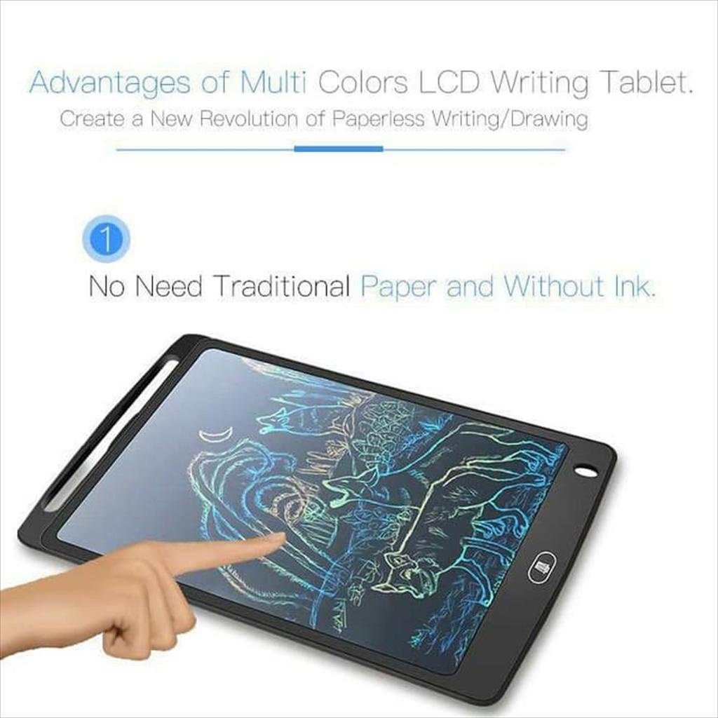 Papan Tulis Anak LCD 3 WARNA Menulis Menggambar / LCD Writing Tablet Rainbow/Drawing Pad 8.5INCH