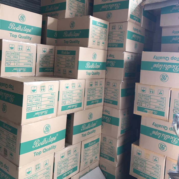 

Selotip Khusus Sameday Lakban Bening/Coklat 1 Dus Bodhi Tape 2Inch 90Yard