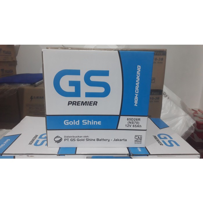 AKI NS70 65D26R GS AKI BASAH MOBIL TRUK DOUBLE ENGKEL 65AH