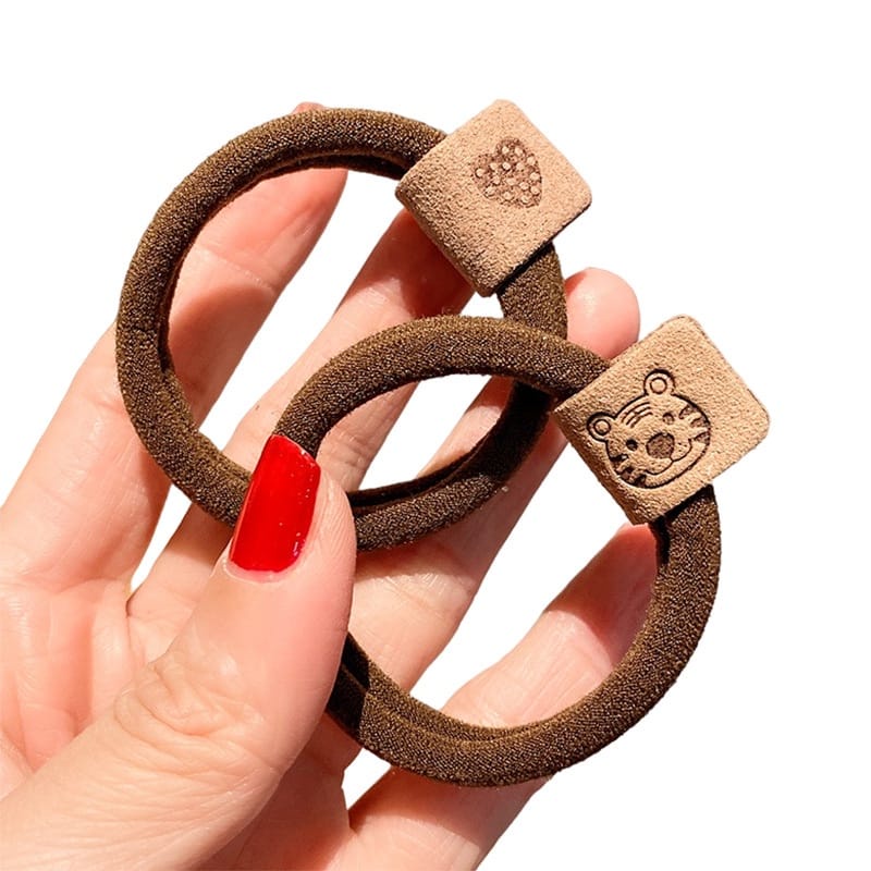 Ikat Motif Bear Kunciran rambut Hair Ring Fashion Kunciran Rambut karet rambut Karet Simple Elegan Karet Ikat ikatan rambut souvenir