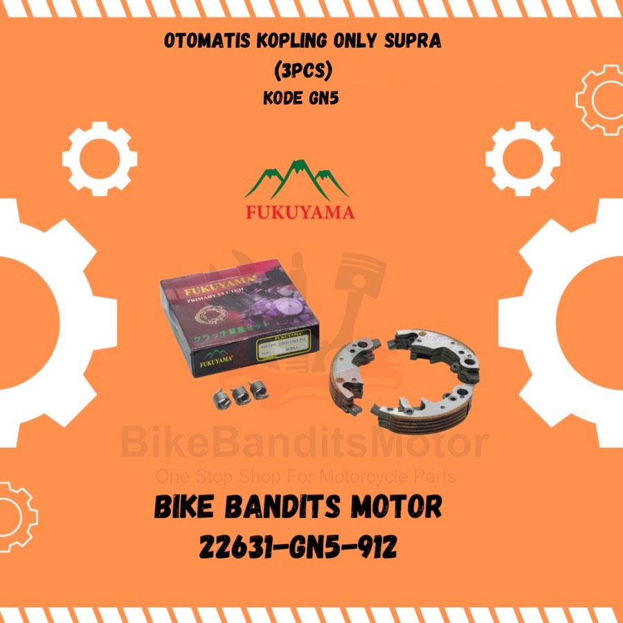 Kampas Ganda Otomatis Kopling Supra Fukuyama