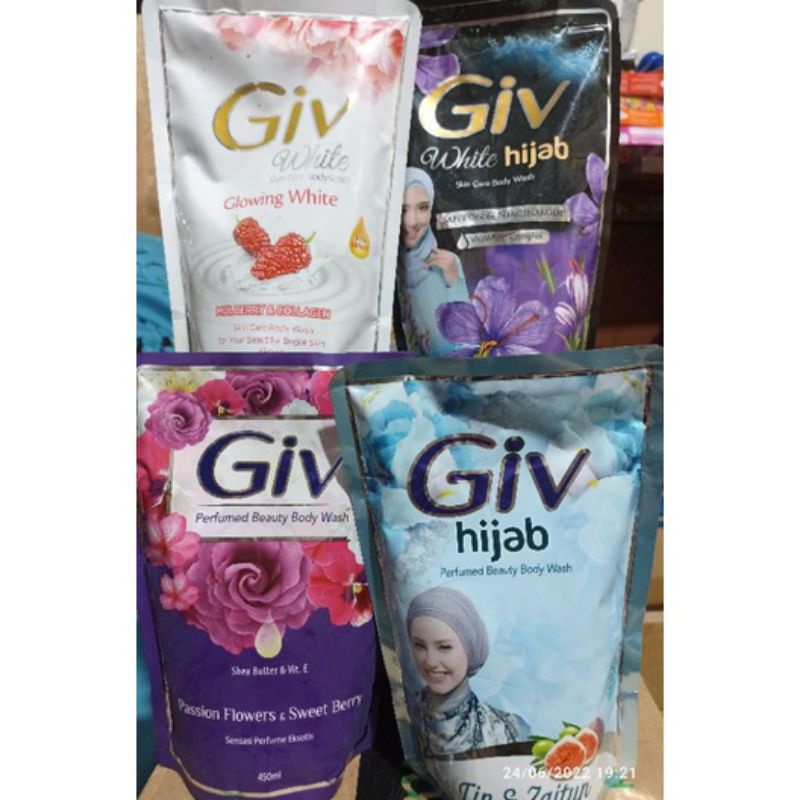 Sabun Giv cair /Giv body wash cair 450ml