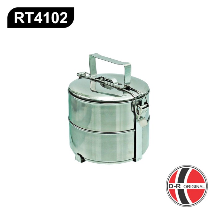 [Rantang] Rantang Makan 2 Susun / Food Carrier 14 Cm Rt4102 [Tersediaa]