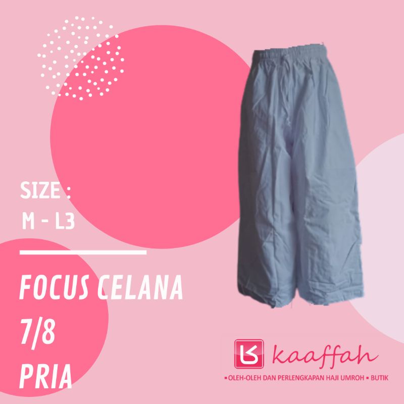 fokus celana 7/8 pria