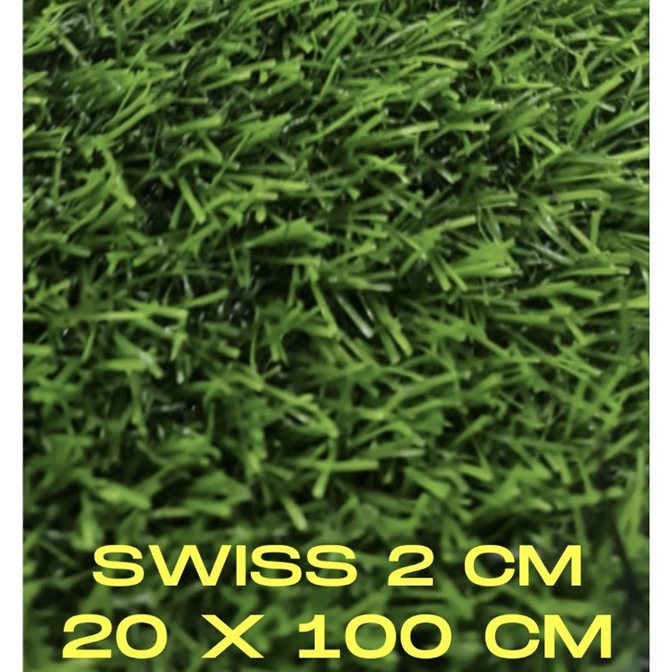 Rumput Sintetis Swiss Premium uk 20 x 100 cm