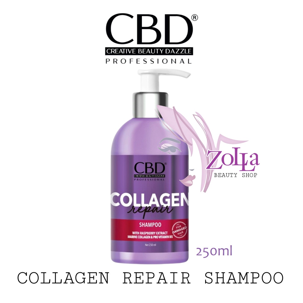 CBD COLLAGEN REPAIR SHAMPOO 250ml - BPOM - SHAMPO CBD MURAH