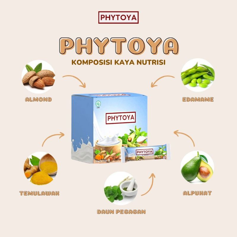 Phytoya Minuman Susu Kedelai Phytoya Soya Milk Powder