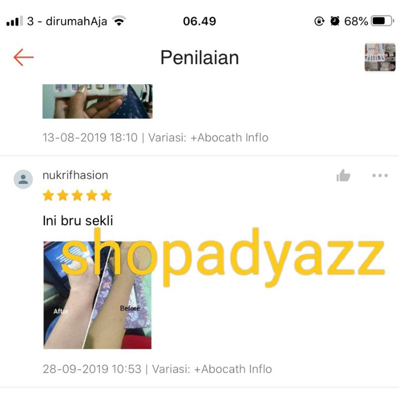 MW NEW SET Miracle white glow new improve new formula ecer