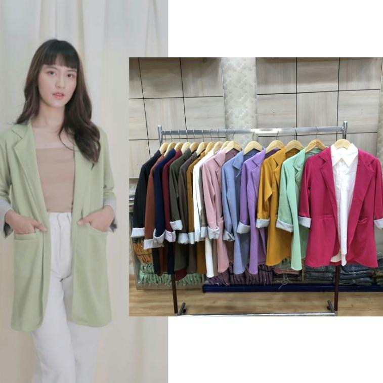 BLAZER WANITA KOREA BLAZER KOREA SET PANJANG FORMAL MURAH BLEZER WANITA KOREA BLEZER KEKINIAN MURAH 
