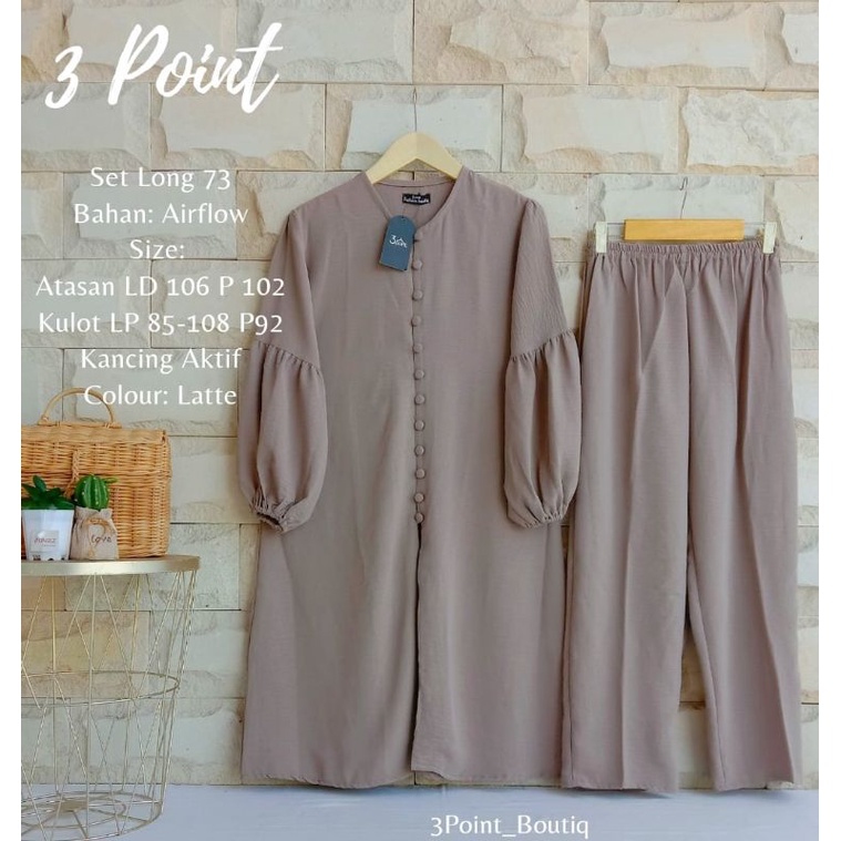 Setelan Long 73 By 3 Point