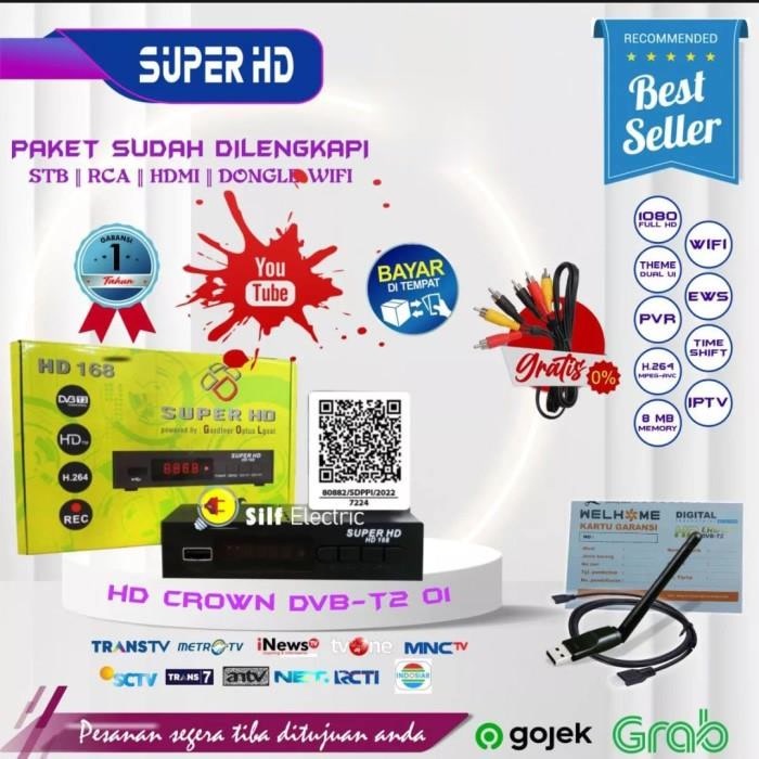 Super Hd Set Top Box Dvbt2 Untuk Tv Digital Dan Tabung Hasil Jernih