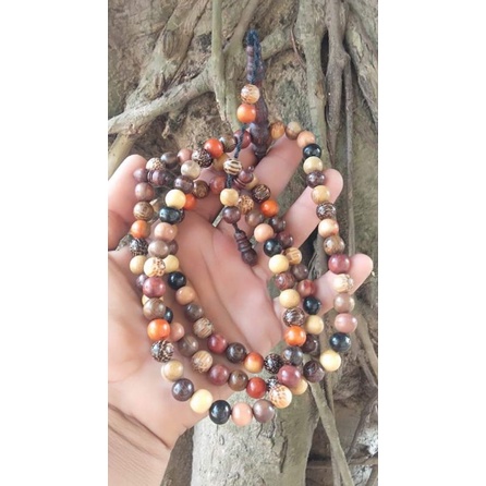 Tasbih kombinasi/ Tasbih kayu Bertuah
