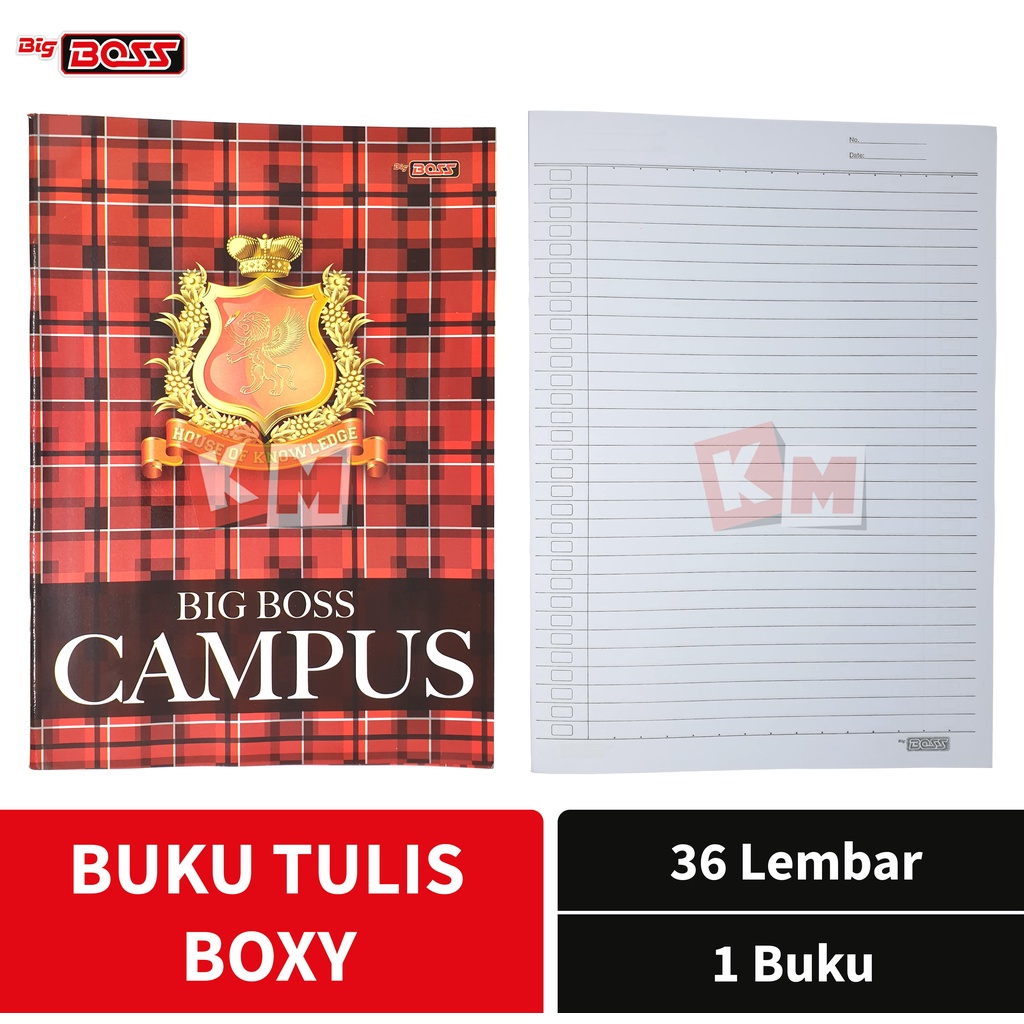 Buku Tulis Boxy Big Boss Campus Isi 36 Lembar / BigBoss 36 Lbr