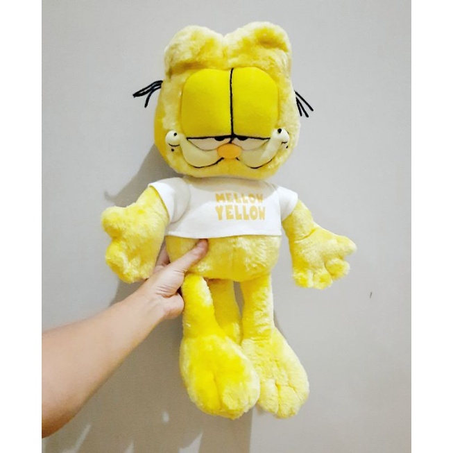 Boneka Garfield Mellow Costum Original Besar 55 Cm/ Boneka Garfield