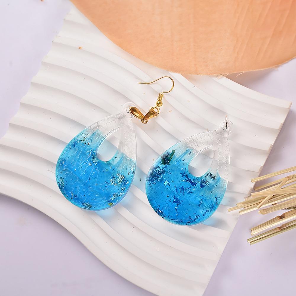 R-flower Earrings Mold Alat Membuat Perhiasan DIY Kerajinan Handmade Epoxy Resin Mold