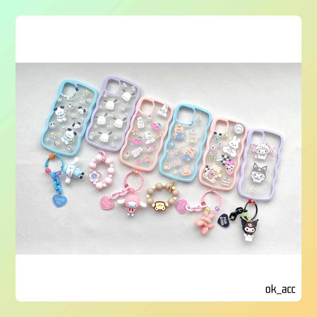 BARU Softcase Motif karakter For Iphone 7+ 8+ Plus X Xs Xr Max 11 12 13 14 Pro Max 14+ 14Plus HH36 DY