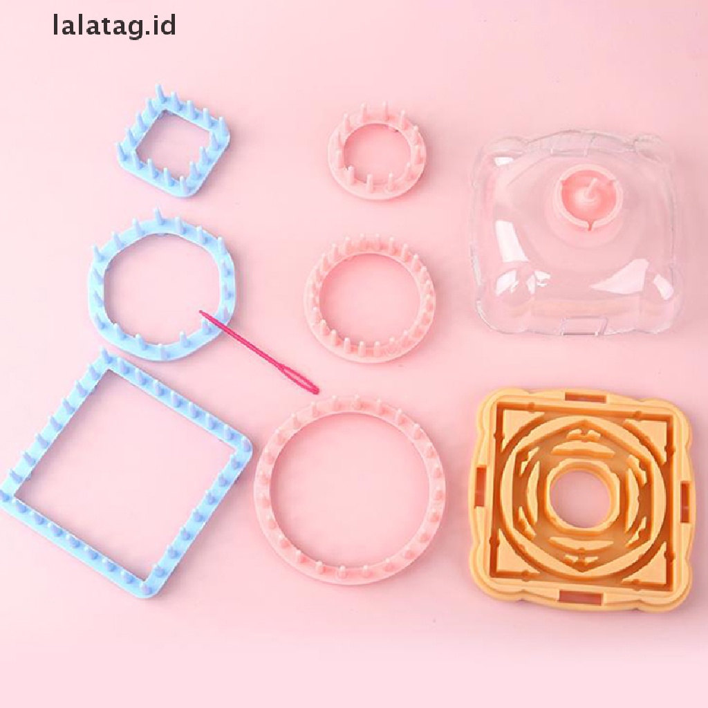 [lalatag] 1pcs DIY Alat Tenun Knitg Mesin Alat Jahitan Warna Flower Loom Knitg [ID]