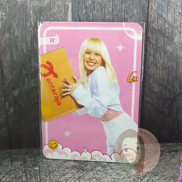 PC Photocard Kartu R Anteraja x JKT48 Chika Christy Feny Fiony Gracia Jinan Marsha Shani Zee Senbatsu Single Flying High