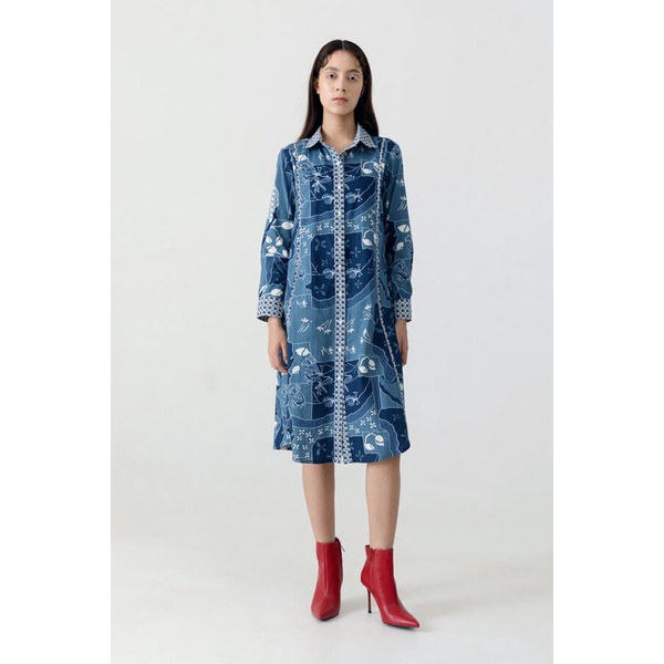bateeq dress batik wanita Acre Shirtdress Loka 294