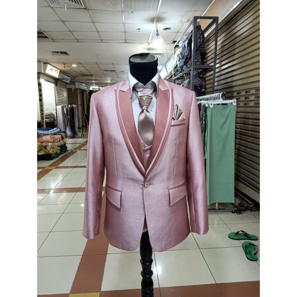 JAS WEDDING PRIA MODERN BABY PINK/JAS PENGANTIN PRIA ROSEGOLD/JAS FORMAL PREMIUM