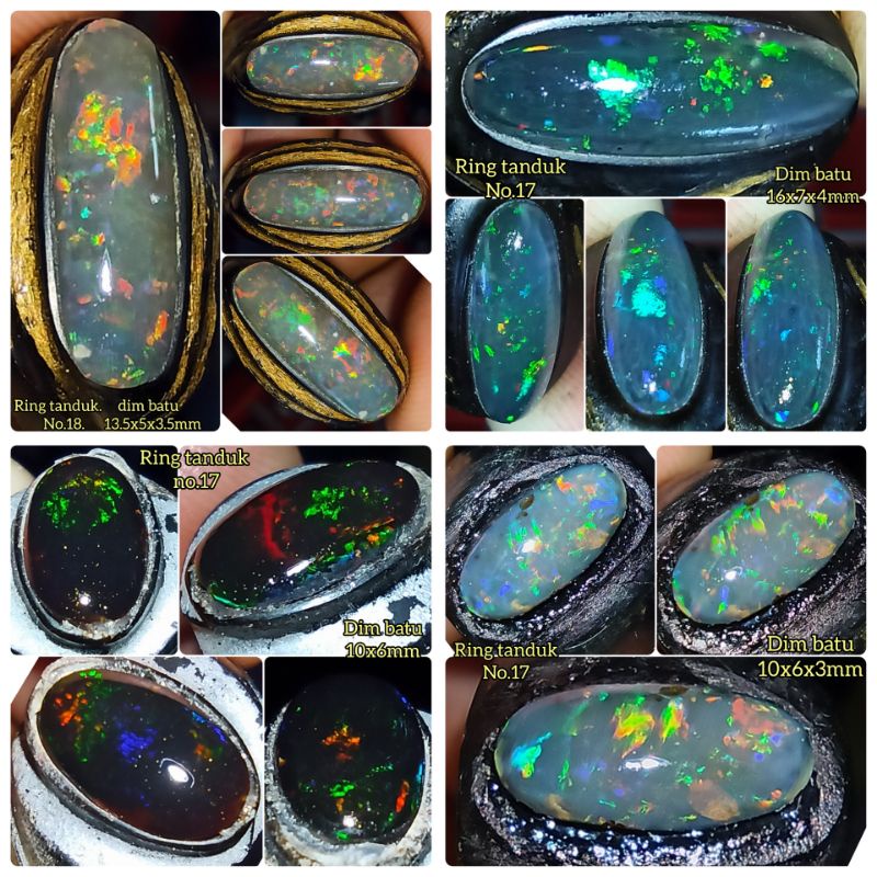 tinggal pake kalimaya asli original Banten milky.susu.teh.black Opal,kopi,solid,jarong kontes