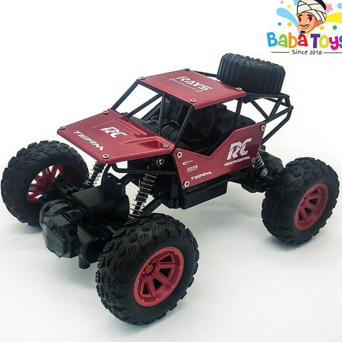 Mainan Mobil Remote Control 1:18 RC Rock Crawler Offroad Alloy