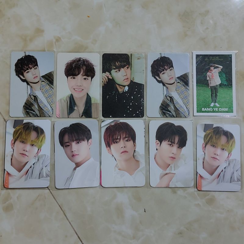 PC Photocard Doyoung Dobby Yedam Treasure CH1 CH2 CH3 FA Muart Migrain Kempi Black Mamba Preman Ktow