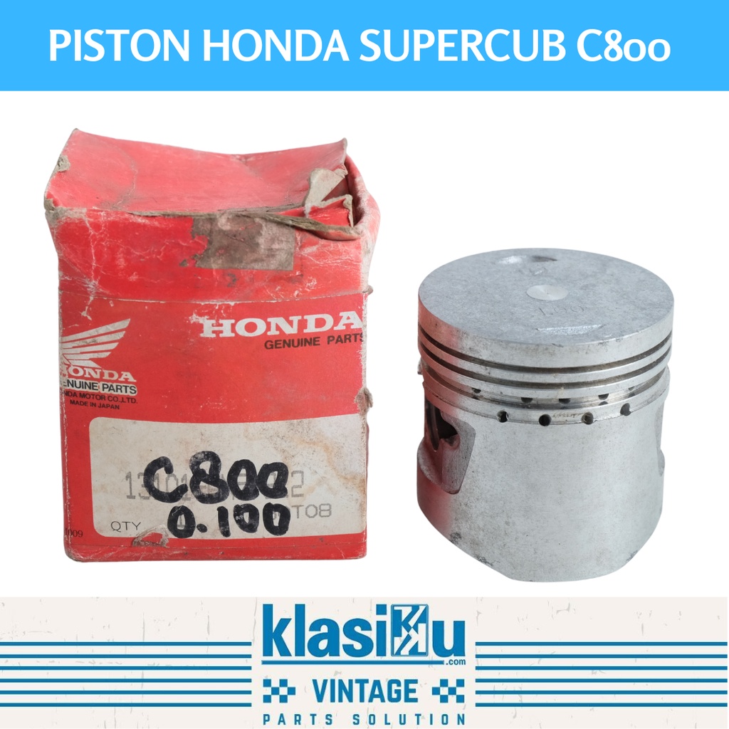 Piston Seher Honda Supercub C800 C 800 Oversize 100 Oversize 1.00 Original Honda Genuine Parts