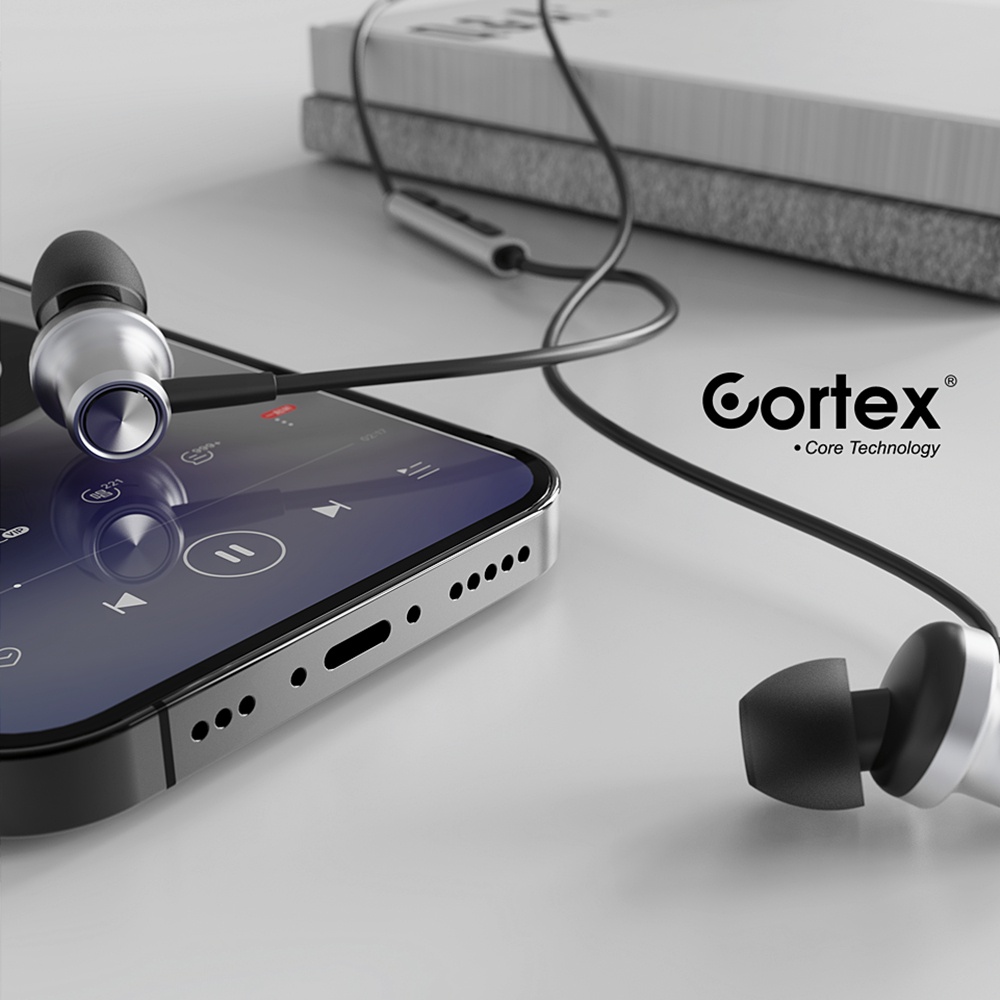 Cortex ME-A1 Headset Game / Hi-Fi Suara stereo Super Bass kelas profesional Earphones Headsphone Jack 3.5MM Lightning TYPE-C