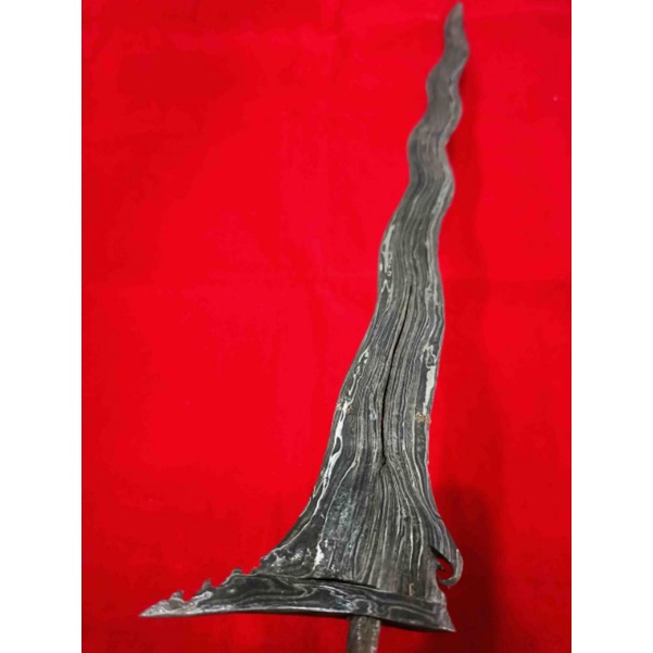 Keris Luk 9 Pusaka Sempana Pamekang Jagat Pamor Singkir Kamardikan Koleksi Sepuh