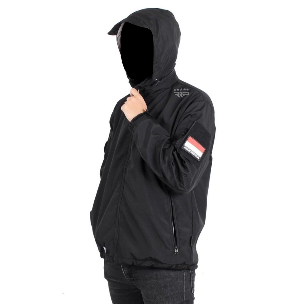 JACKET TAD PRIA OUTDOOR BAHAN PARASUT TASLAN