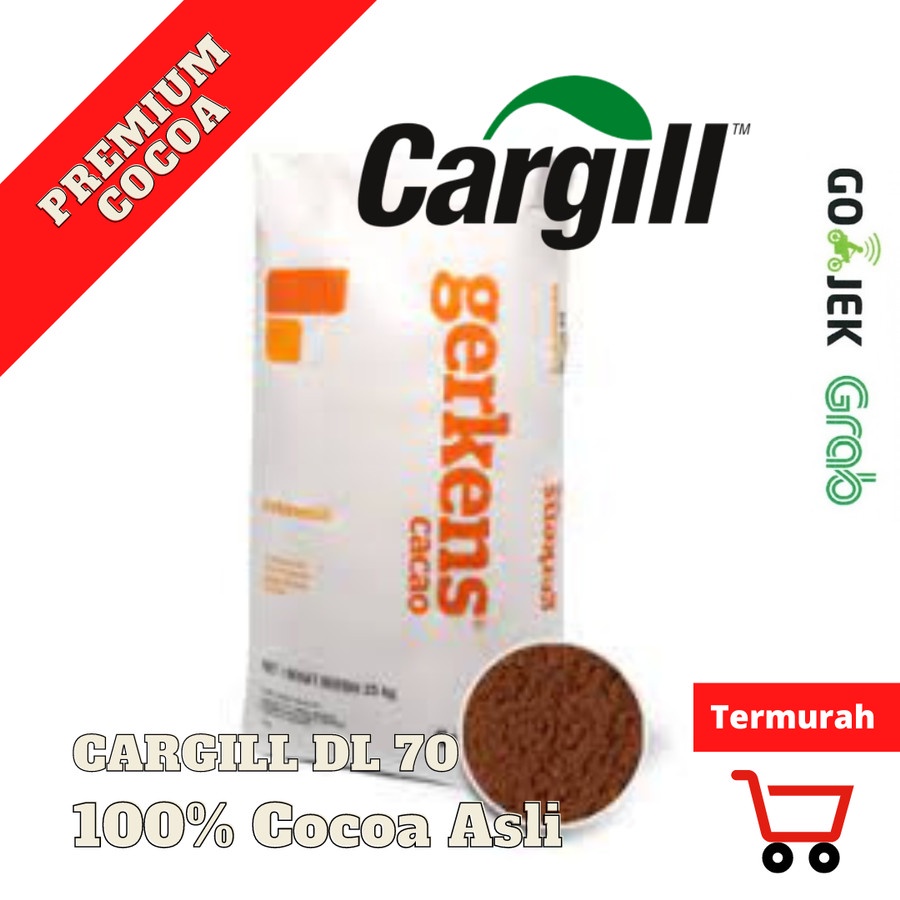 Cocoa Powder 25 kg Cargill DL 70 Gerkens Pure 100% 1 ZAK