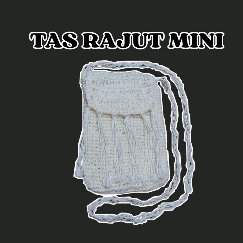 [ FREE TALI HOODIE] TAS RAJUT MINI HANDMADE PREMIUM