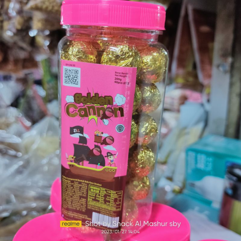 

Coklat golden Cannon strawberry