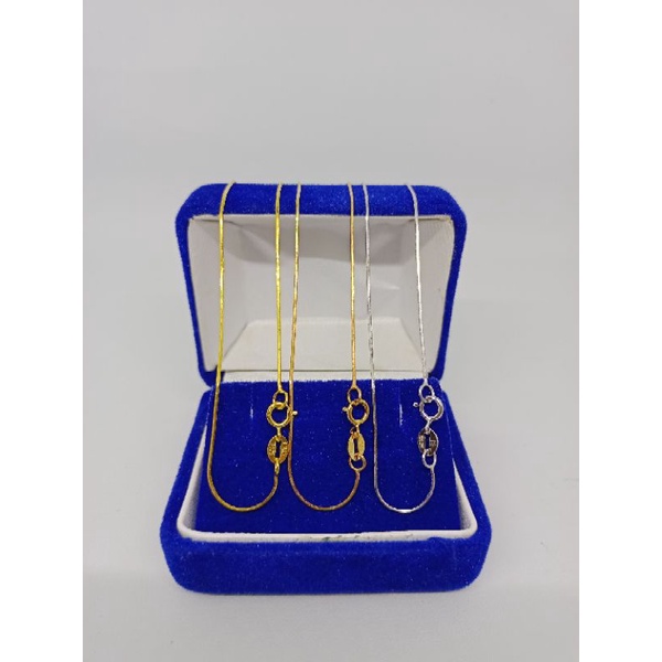 kalung rantai kasandra bulat/perak asli silver 925 lapis emas/perhiasan fashion wanita terbaru